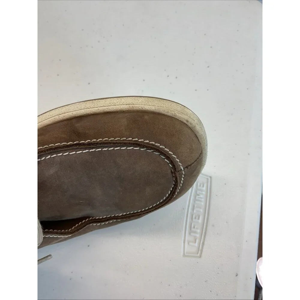 Finn Comfort Brown Leather Moc Toe Lace Up Shoes Size‎ 9.5 - Picture 9 of 12